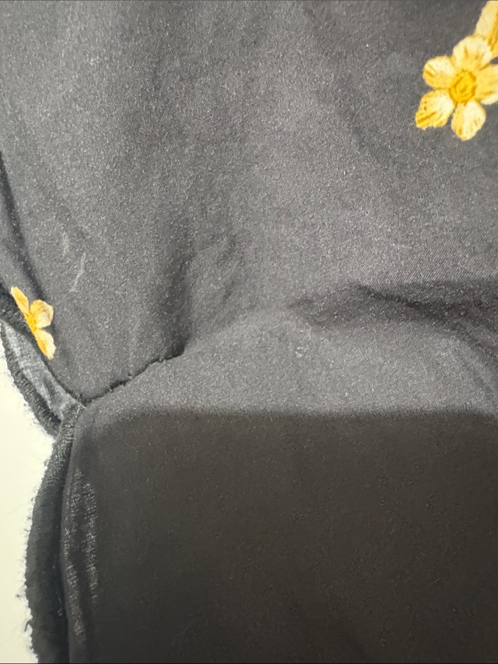 FARM Rio Black Midi Dress with Gold Floral Print - Picture 9 of 9